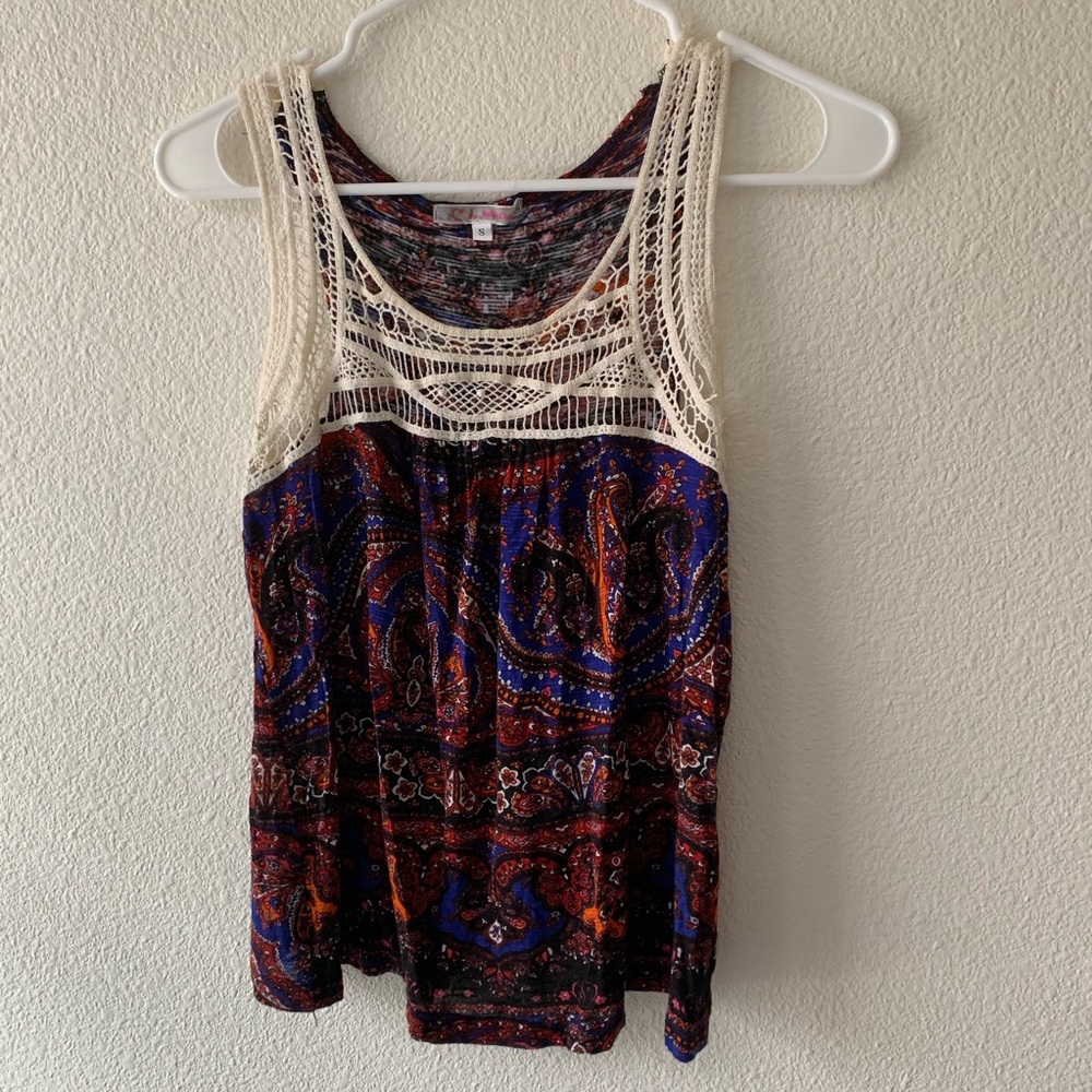 Multi Patterned Knit Tank Top Julie’s Closet SizeS
